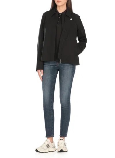 K-way Black Arabel Strech Jacket In Black