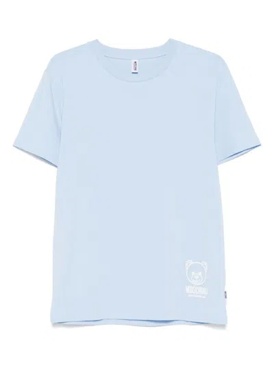 Moschino Short Sleeve T-shirt In Blue