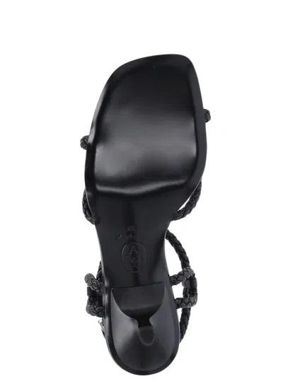Ash Jessbis Ankle Strap Sandals In Black