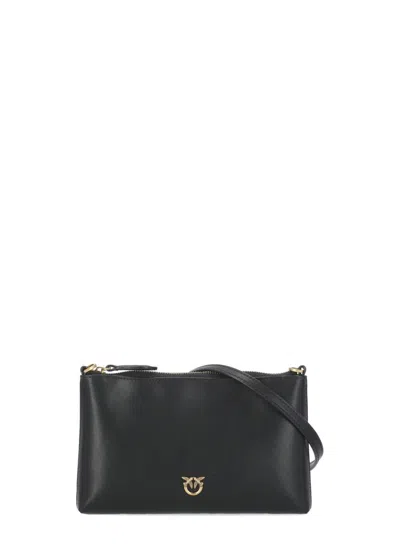 Pinko Flat Horizontal Mini Pouch In Black