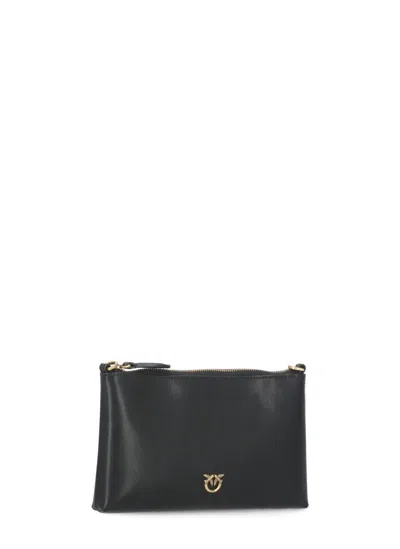 Pinko Flat Horizontal Mini Pouch In Black