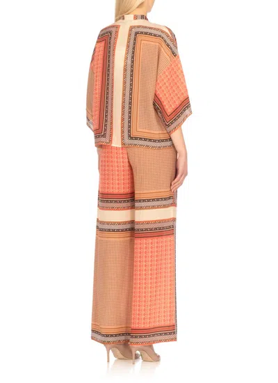 Antonelli Orange Cloe Shirt In Multi