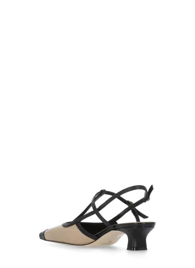 The Seller 40mm Leather Ankle-strap Pumps In Black