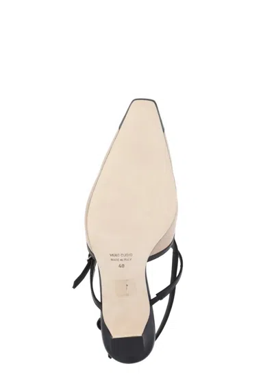 The Seller 40mm Leather Ankle-strap Pumps In Black