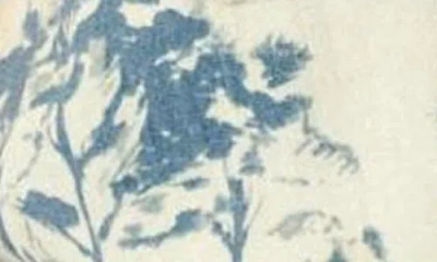 Next Tree Print Tie Front Top In Blue