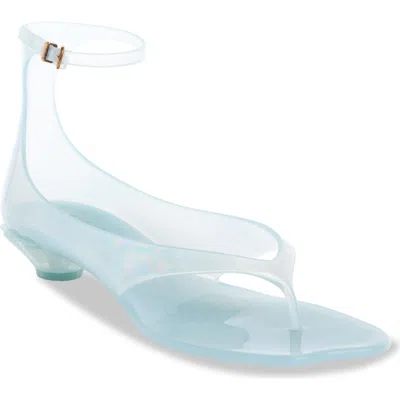 Chloé Chloe Women Pastel Light-blue Tpu Chloe Jelly Thong Sandals In Spearmint