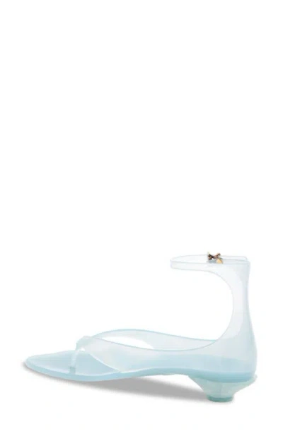 Chloé Chloe Women Pastel Light-blue Tpu Chloe Jelly Thong Sandals In Spearmint