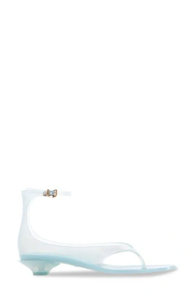 Chloé Chloe Women Pastel Light-blue Tpu Chloe Jelly Thong Sandals In Spearmint