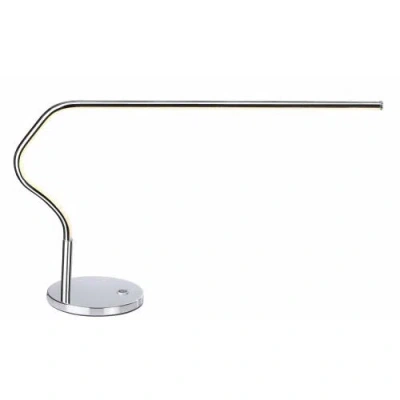Jonathan Y Julian 15in Led Integrated Task Lamp In Chrome
