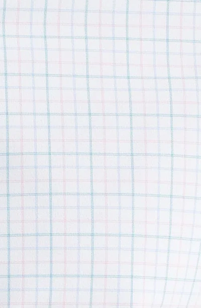 Mizzen + Main Mizzen+main Leeward Trim Fit Check Stretch Button-up Shirt In White Cameron Plaid