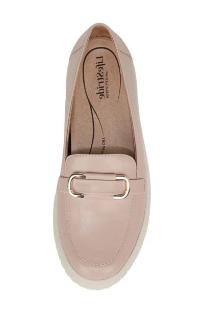 Lifestride Women's Geneva-bit Closed Round Toe Platform Loafers In Blush