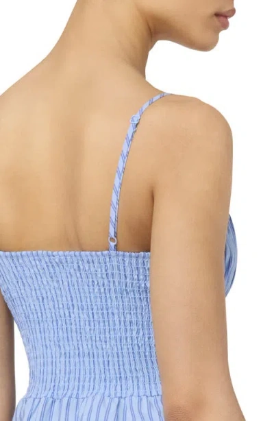 Florence By Mills Stripe Tiered Minidress In Wind C Stripe