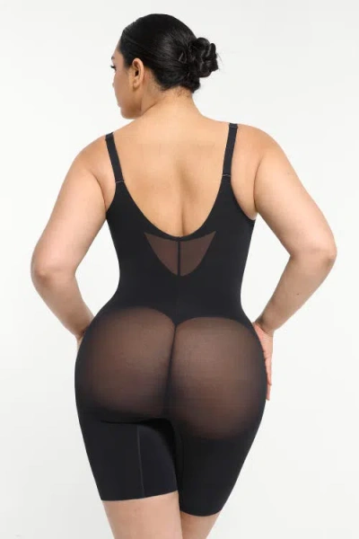 Shapellx Airslim Full Coverage Seamless Shaping Bodysuit In Classic Black