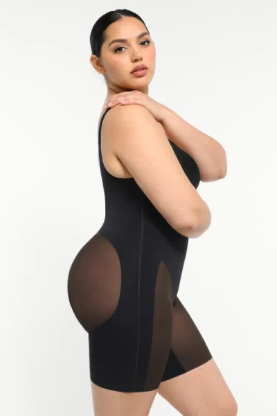 Shapellx Airslim Full Coverage Seamless Shaping Bodysuit In Classic Black