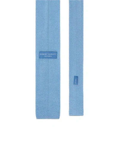 Robert Talbott Redford Silk Knit Necktie In Light Blue