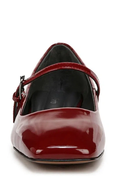 Franco Sarto Women's Tinsley Square Toe Mary Jane Flats In Burgundy Red