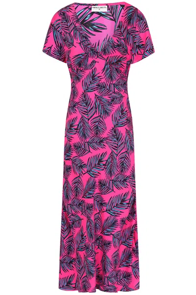 Mercy Delta Women's Pink / Purple Stewart Dress Long Island Bubblegum In Pink/purple