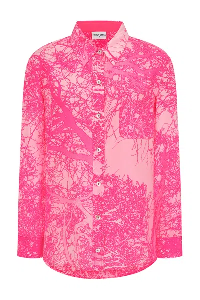 Mercy Delta Women's Pink / Purple Goodwood Shirt Bay Breeze Bubblegum In Pink/purple
