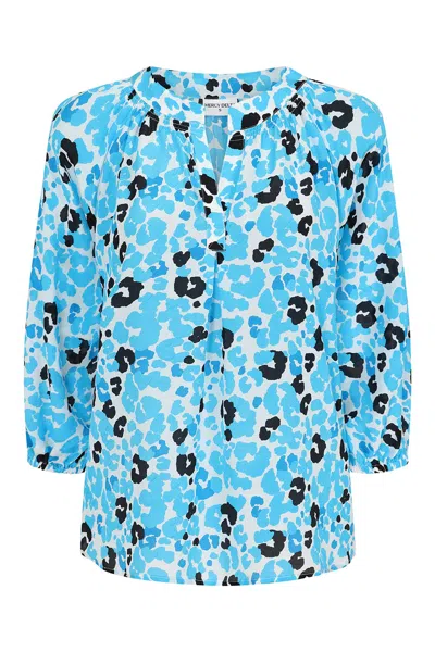 Mercy Delta Women's Blue Clevedon Shirt Pina Colada Aqua