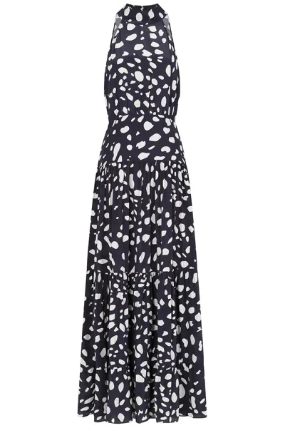 Mercy Delta Women's Black / White Hathaway Dress Cosmopolitan Mono In Black/white
