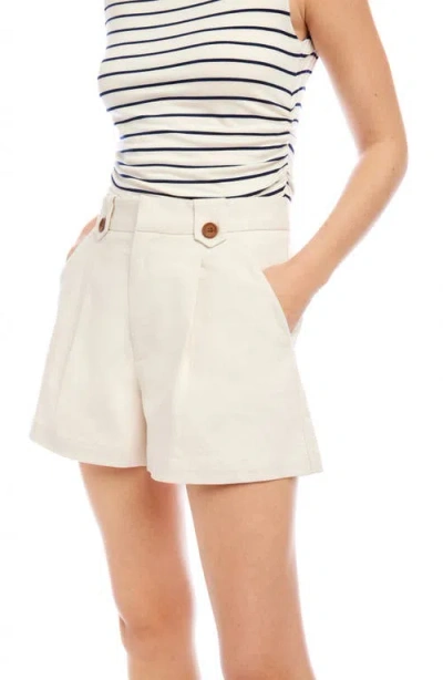Fifteen Twenty Cassidy Pleated Shorts In Unique Color In Natural