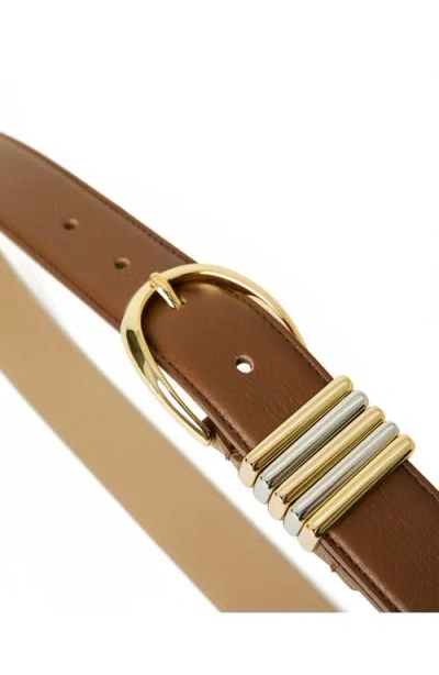 B-low The Belt Romy Leather Belt In Tobacco Gold