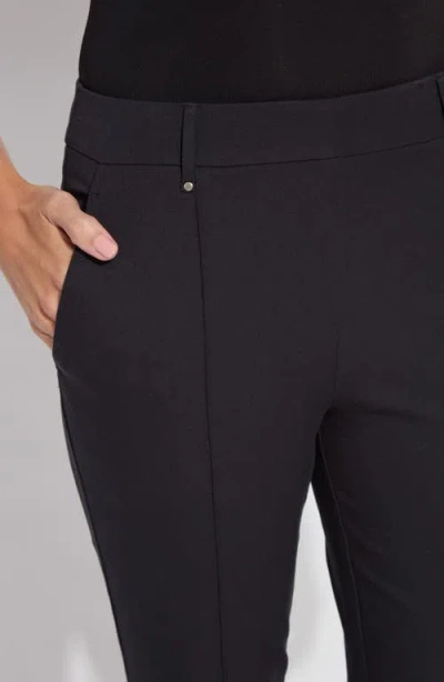 Lyssé Amanda High Waist Pull-on Capri Pants In Black