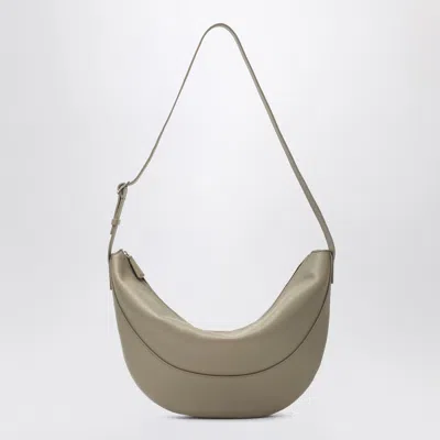 The Row Jouve Shoulder Bag In Grain Leather In Military Beige