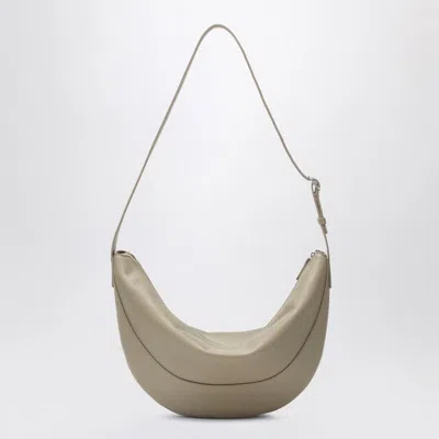 The Row Jouve Shoulder Bag In Grain Leather In Military Beige