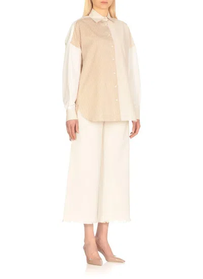 Shop Antonelli Shirts In Beige