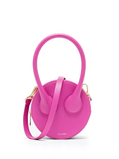 Az Factory Pre Az Factory X Ester Manas Round Cake Tote Bag In Fuchsia