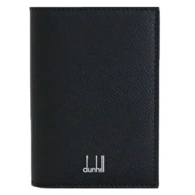 Dunhill Goatskin Duke Fine Business Card Case In Black