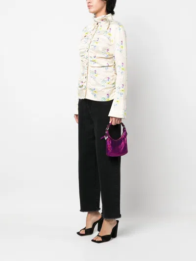 By Far Pre By Far Cosmo Shoulder Bag In Fuchsia