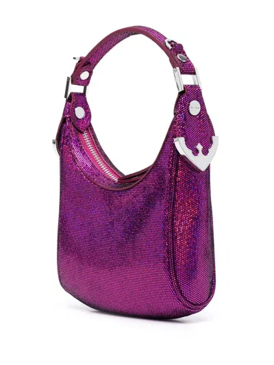 By Far Pre By Far Cosmo Shoulder Bag In Fuchsia