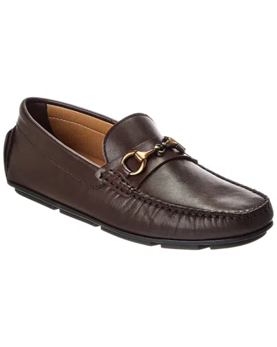 M By Bruno Magli Lane Leather Loafer In Brown