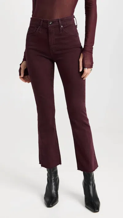 Ag Farrah Boot Crop In Pinot Noir In Multi