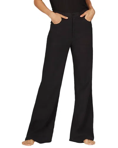 Askk Ny Black Wide Leg Jean In Black