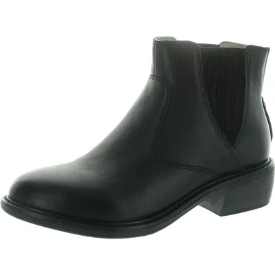 Alegria Meadow Womens Slip Resistant Leather Chelsea Boots In Black