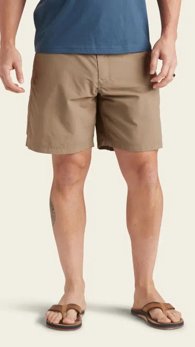 Howler Brothers Horizon Hybrid Short 2.0 7.5" Inseam In Isotaupe In Multi