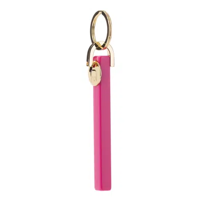 Machete Bar Keychain In Marble - Gold In Pink