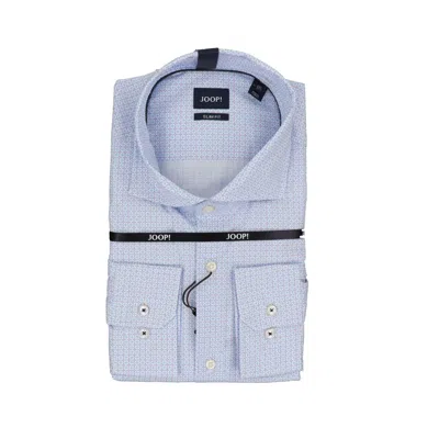 Joop Pai Geometric Print Sport Shirt In Blue In Blue