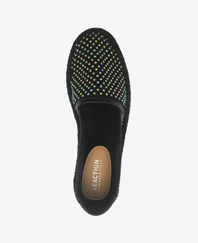 Reaction Kenneth Cole Reaction - Bonne Crystal Mesh Espadrille In Black Crystal Mesh