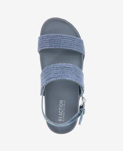 Reaction Kenneth Cole Reaction - Debra Two Band Crystal Sandal In Denim Crystal