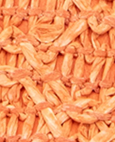 Reaction Kenneth Cole Reaction - Elissa Platform Raffia Sandal In Orange Raffia