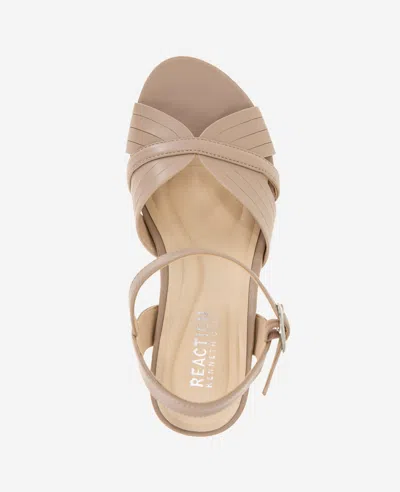 Reaction Kenneth Cole Reaction - Gomi Wedge Sandal In Chai