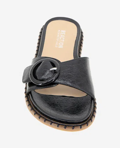 Reaction Kenneth Cole Reaction - Syrena Buckle Slide Sandal In Black