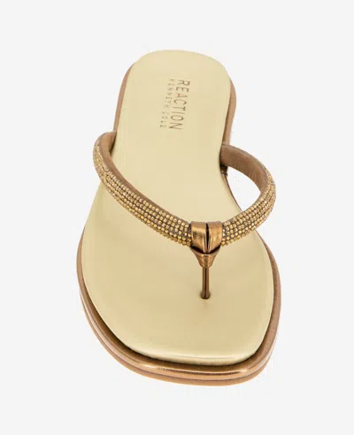 Reaction Kenneth Cole Reaction - Wynwood Jewel Thong Sandal In Bronze