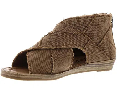 Blowfish Women's Twill Sandal In Earth Dye Wash Twill In Multi