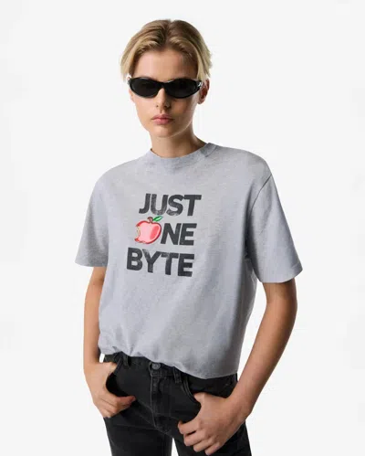 Coperni Disney X  Just One Byte Boxy T-shirt In Grey
