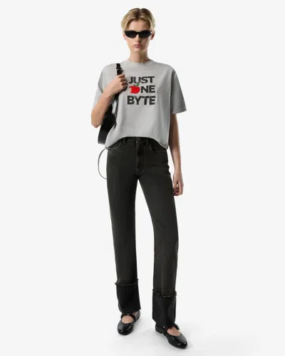 Coperni Disney X  Just One Byte Boxy T-shirt In Grey